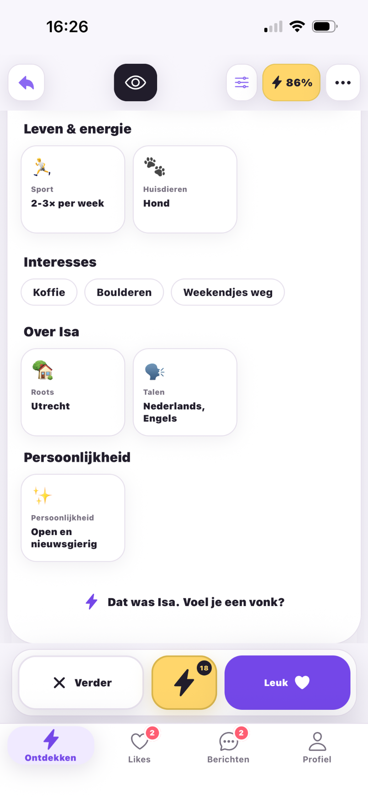 Uitgebreid Knetter profiel